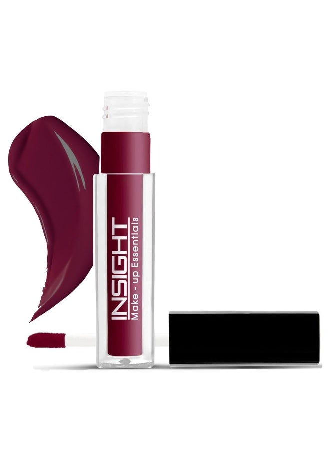 INSIGHT Non Transfer Liquid Lipstick- Royal | Waterproof| Matte Finish| Transfer & Smudge Proof| Lightweight| 12 Hr Wear| Highly Pigmented 4 ml - Image 1